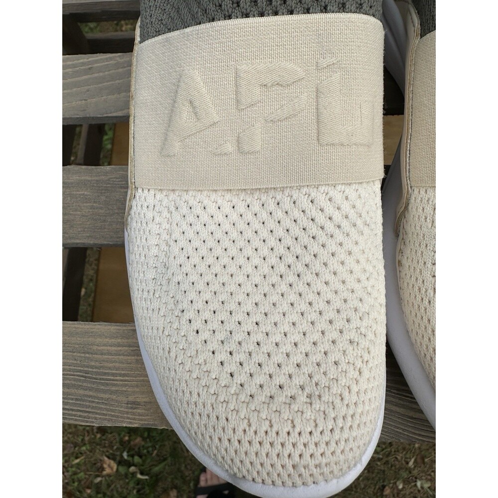 Athletic Propulsion Labs APL TechLoom Bliss Olive Green Cream Shoes /Womens 8.5 - Picture 7 of 13